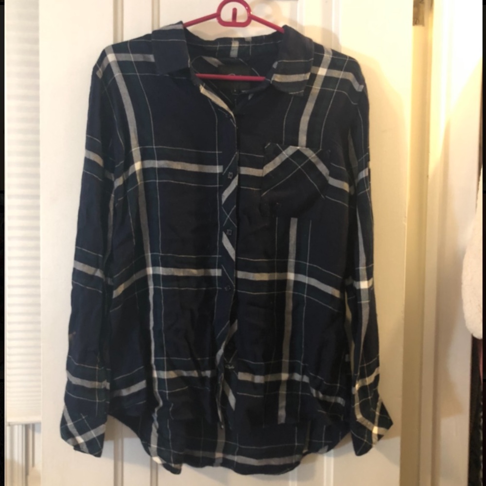 rails flannel top